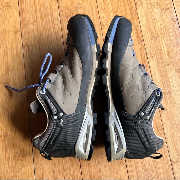 Salewa Women’s Mountain Trainer L Size 9 US Approach Hiking Shoes Pewter Riviera - Picture 12 of 14